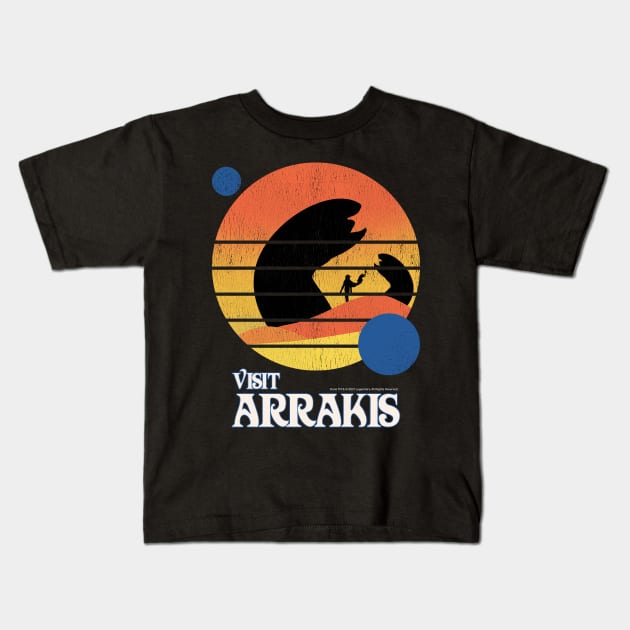 Visit Arrakis Kids T-Shirt by Dream Artworks